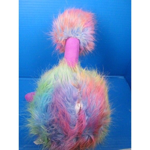 JellyCat Rainbow Pompom Ostrich Plush Stuffed Animal Bird Toy 21" - Picture 4 of 11
